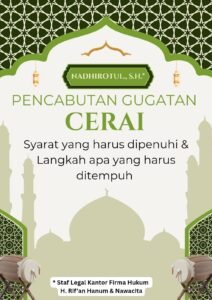 Pencabutan Gugatan Cerai