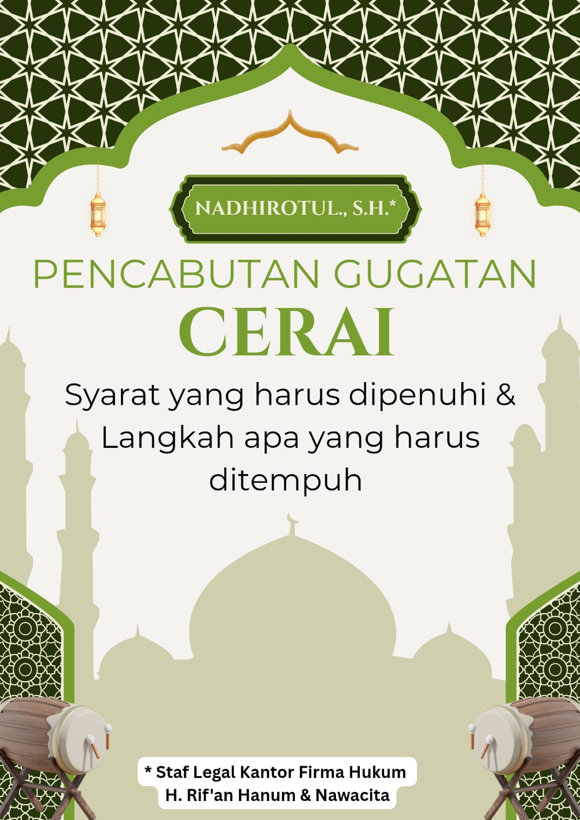 Pencabutan Gugatan Cerai