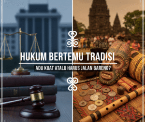 Hukum Bertemu Tradisi, Adu Kuat Atau Harus Jalan Bareng?