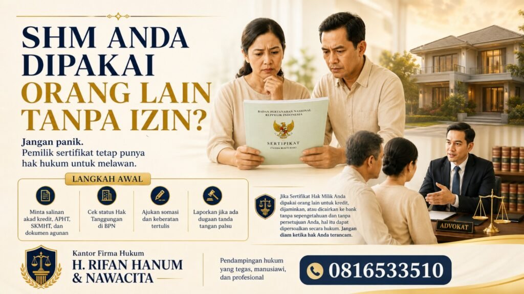 BANK MENERIMA GADAI BUKAN ATAS NAMA DI SERTIFIKAT